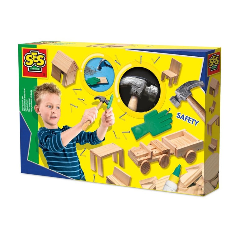 SES Creative Children's Woodwork Set
