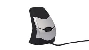 BakkerElkhuizen DXT 2 Precision Mouse – kontorsmus, tvåhandsanvändning, USB typ A, laser, 2000 DPI