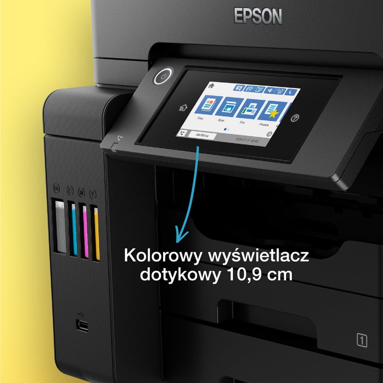 Epson EcoTank Wielofunkcyjna drukarka A4 L6550 z łącznością Wi-Fi, stałym zasilaniem w atrament i faksem