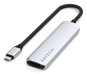 Satechi ST-P4SS huby i koncentratory USB Type-C 10000 Mbit/s Srebrny