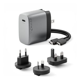 ALOGIC WCM1X67-SGR Ladegerät für mobile Geräte: Tablet, Laptop, Smartphone – Schwarz, Grau – Wechselstrom – Schnellladung – Intern