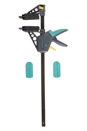 wolfcraft GmbH 6985000 klamra Zacisk stolarski 45 cm Szary, Turkusowy