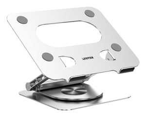 UNITEK D1109B01 stojak na laptop Podstawka na notebooka Ciemny Szary 43,2 cm (17")