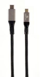 Gembird CCBP-USB3-CMCM100-1.5M USB-kabel USB 3.2 Gen 2 (3.1 Gen 2) 1,5 m USB-C Svart, Silver