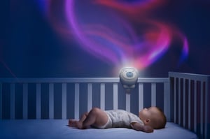Chicco First Dreams Polar Bear nocna lampka dziecięca Wolnostojący Niebieski, Biały
