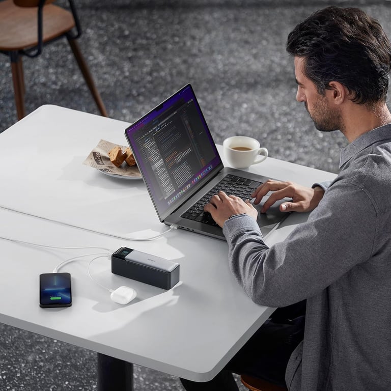 Anker 737 24000 mAh Czarny, Srebrny