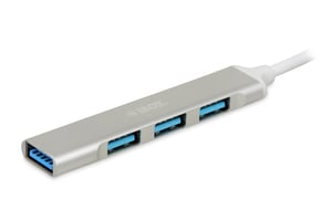 iBox IUH3FAS USB 3.2 Gen 1 (3.1 Gen 1) Type-A-hubbar och koncentratorer 5000 Mbit/s Vit