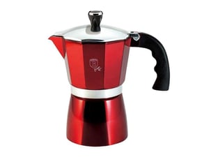 Berlinger Haus BH/6387 manuell kaffebryggare Moka-kaffebryggare, vinröd