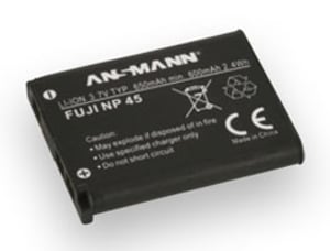 Ansmann 1400-0036 Akku für Fotoapparat/Kamera, Lithium-Ionen (Li-Ion), 650 mAh