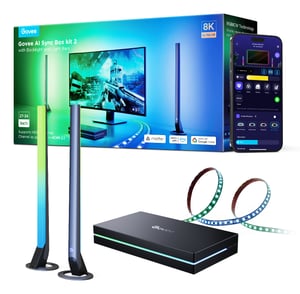 Govee AI Sync Box Kit 2 Zestaw inteligentnego oświetlenia Wi-Fi/Bluetooth