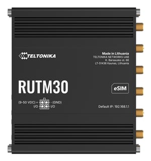Teltonika RUTM30 router bezprzewodowy Gigabit Ethernet Dual-band (2.4 GHz / 6 GHz) 5G Czarny