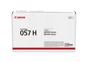 Canon i-SENSYS 057H tonerkassett, 1 st. Original, svart