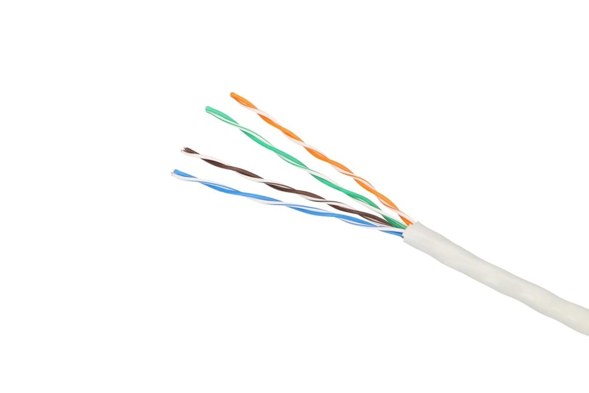 Extralink Kabel sieciowy skrętka CAT5E UTP (U/UTP) V2 Wewnętrzny 100M