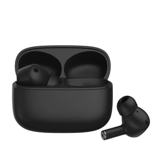 Savio ANC-102 Kopfhörer/Headset True Wireless Stereo (TWS) In-Ear-Kopfhörer für Telefonate/Musik/Sport/Alltag Schwarz