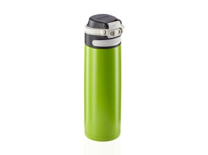 Leifheit 03277 Reisebecher 600 ml Schwarz, Grün Edelstahl