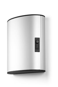 Durable 197623 Key Cabinet, Aluminum, Silver