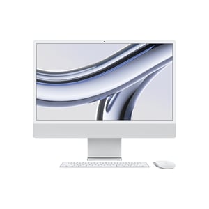 Apple iMac Apple M M3 59.7 cm (23.5") 4480 x 2520 px All-in-One PC 8 GB 512 GB SSD macOS Sonoma Wi-Fi 6E (802.11ax) Silver