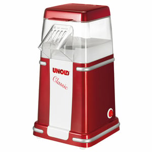 Unold Classic popcornmaskin Röd, Silver, Vit 900 W