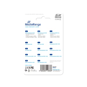 MediaRange MR963 16 GB SDHC-flashminne, klass 10