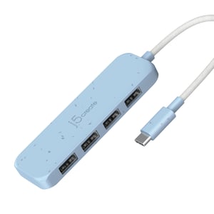 j5create JCH341EC USB 3.2 Gen 1 (3.1 Gen 1) Type-C 10000 Mbit/s Cyan