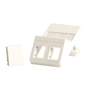 Lanview LVN126105 Rahmen für Steckdosen und Schalter, Weiß