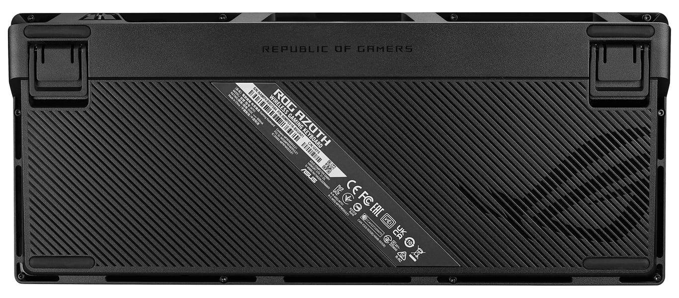 ASUS ROG Azoth klawiatura Gaming USB + RF Wireless + Bluetooth Czarny