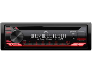 JVC KD-DB622BT radio samochodowe Czarny 200 W Bluetooth