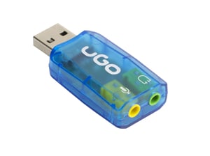 uGo UKD-1085 karta dźwiękowa 5.1 kan. USB