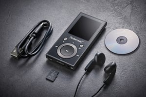 Intenso 3717490 odtwarzacz MP3/MP4 Odtwarzacz MP4 64 GB Czarny