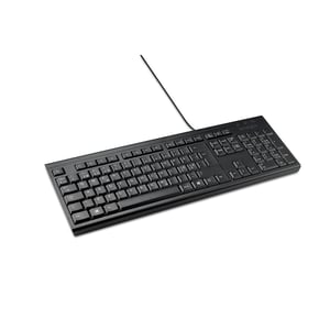 Kensington KB100 EQ Home/Office USB QWERTY Keyboard, Scandinavian Layout, Black