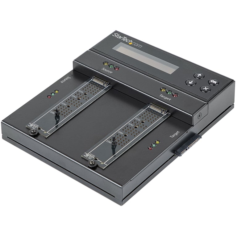 StarTech SM2DUPE11 duplikator Duplikator HDD/SSD Czarny 1 kopii