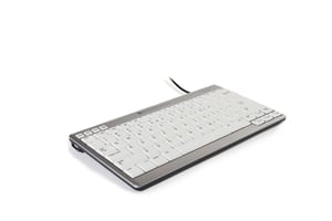 BakkerElkhuizen UltraBoard 950 USB-tangentbord QWERTZ tyska silver, vit