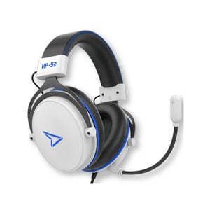 Steelplay HP52 Kopfhörer-Set, kabelgebunden, Gaming-Kopfbügel, schwarz, weiß