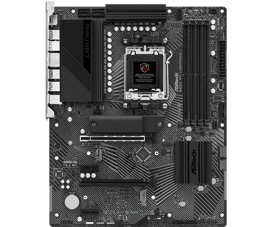 Asrock B650 PG Lightning AMD B650 Gniazdo AM5 ATX