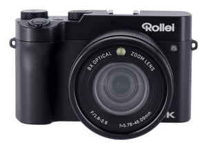 Rollei Powerflex X8 Dual Lens Hybridkamera 64 MP CMOS 10720 x 6030 px Schwarz