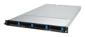 ASUS RS501A-E12-RS4 LGA 6096 Rack (1U) Svart, Silver