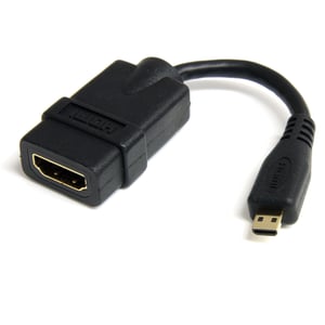 StarTech HDADFM5IN HDMI-kabel 0,127 m HDMI typ A (standard) HDMI typ D (mikro) Svart
