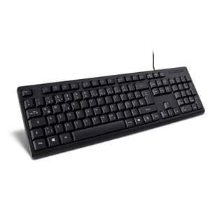 Inter-Tech K-118 klawiatura Biuro USB QWERTZ Niemiecki Czarny