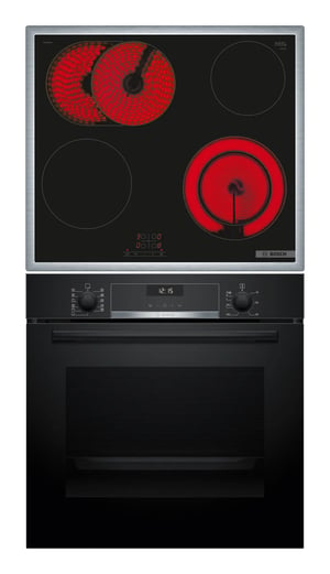 Bosch HBG537BB4 + PKN645BA2E Ceramic Electric Stove