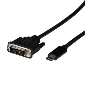 EFB Elektronik EBUSBC-DVIK.2 adapter kablowy 2 m USB Type-C DVI-D Czarny