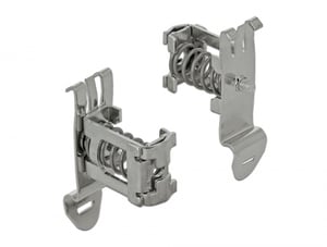 DeLOCK DIN Rail Clamp - Cable Diameter 3–8 mm