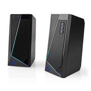 Nedis GSPR31020BK 2-way speaker, Black, Wired 6 W