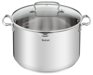 Tefal DUETTO+ G71964 Round Stainless Steel Pot