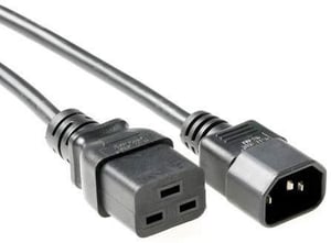 Microconnect PE0191430 kabel zasilające Czarny 3 m C19 panel C14 panel