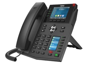 Fanvil X5U V2 telefon VoIP Czarny 16 linii LCD