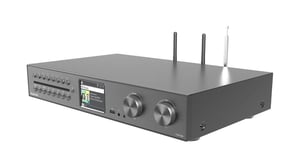 Telestar 5700550 radio Internet Cyfrowy Czarny, Metaliczny