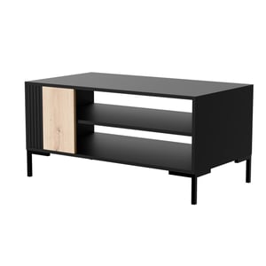 Cama MERCI Coffee Table/Bench 100 x 55 x 49 cm black/artisan oak