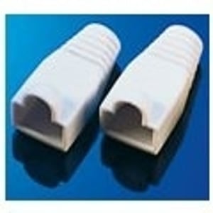 ROLINE RJ45-UTP-Stecker mit Knickschutz, grau RJ-45