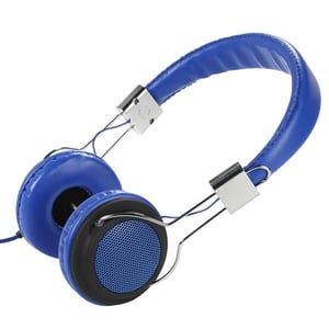 Vivanco COL 400 Kopfhörer, kabelgebunden, Kopfbügel, Musik, Blau