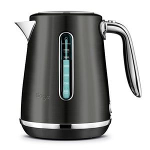 Sage the Soft Top Luxe vattenkokare 1,7 l 2400 W Svart, Rostfritt stål